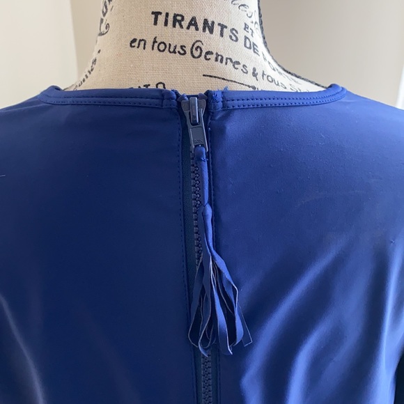 Cabana Life Long Sleeve Rash-guard Swim Top SZ-L - Picture 3 of 9